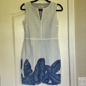 Vineyard Vines sz 2 eyelet sleeveless dress